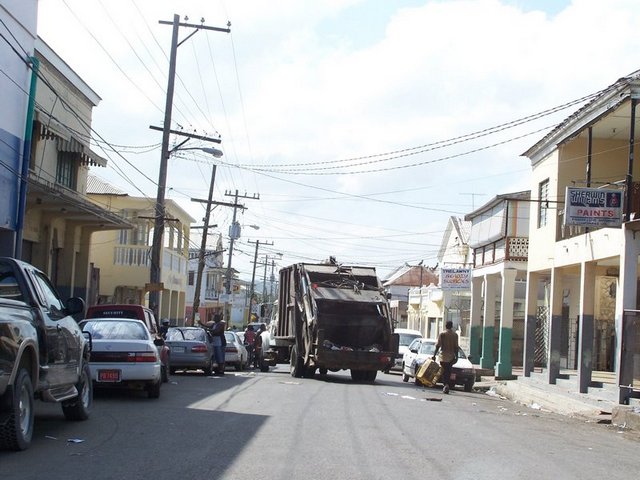 Colonial-style architecture in Falmouth, Jamaica