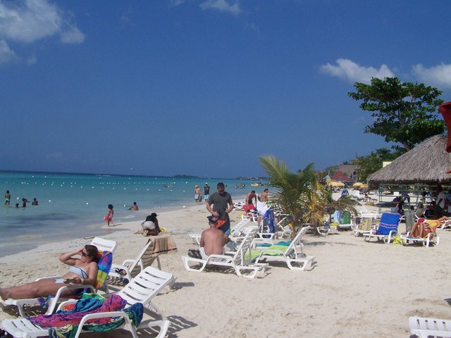 Beach and mountains